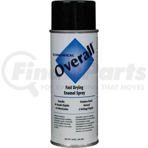 V2402830 by RUST-OLEUM - Rust-Oleum Black Overall Economical Enamel Aerosol, 10 oz. - V2402830