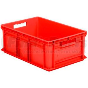 EF6220.RD1 by SCHAEFFER MATERIAL - SSI Schaefer Euro-Fix Solid Container EF6220 - 24" x 16" x 8", Red