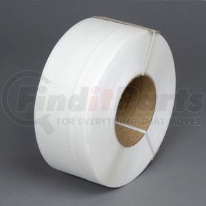 48M-32-2299 by PAC STRAPPING PROD INC - Polypropylene Strapping 1/2" x .024" x 9,900' White 8" x 8" Core