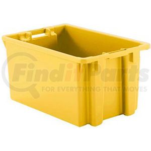 FB231512.YL1 by SCHAEFFER MATERIAL - Schaefer Stack & Nest Tote FB603 - 23"L x 15"W x 12"H - Open Handles - Yellow