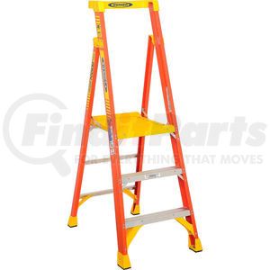 PD6203 by WERNER - Werner 3' Type 1A Fiberglass Podium Ladder - PD6203