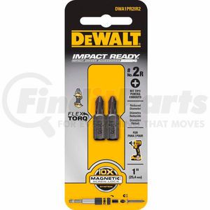 DWA1PR2IR2 by DEWALT - DeWALT&#174; Impact Ready&#174; Drywall Bit, DWA1PR2IR2, #2 Phillips Reduced Diameter, 1" Long, 2/PK