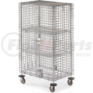 4785200 by METRO - Metro 800-Lb. Capacity qwikSLOT Security Trucks - 40-3/4" Wx27-1/4" Dx68-1/2" H