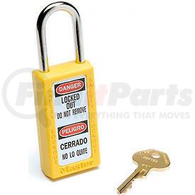 411YLW by MASTER LOCK - Master Lock&#174; Safety 411 Series Zenex&#153; Thermoplastic Padlock, Yellow, 411YLW