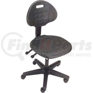 A203TM by GLOBAL INDUSTRIAL - Interion&#174; Ergonomic Task Chair With Mid Back, Polyurethane, Black