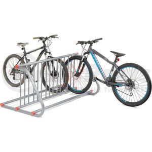 652772 by GLOBAL INDUSTRIAL - Global Industrial&#8482; Grid Bike Rack, 10-Bike, Double Sided, Powder Coated Steel