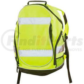 29003 by ERB - ERB&#8482; 29003, BPI Backpack, Hi-Vis Lime, 19" x 12-1/2" x 8"