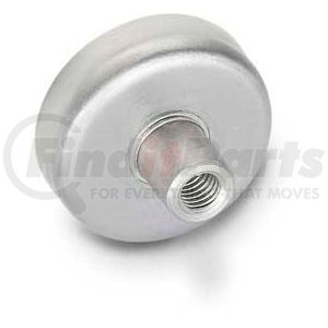 50.25-HF-63-M5 by JW WINCO - Retaining Magnet Assembly w/ Threaded Bushing - 2.48" Dia. Stainless Steel