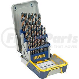 3018005 by IRWIN TOOLS - 29 Pc. Drill Bit Industrial Set Case, Black and Gold Oxide