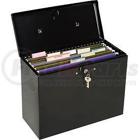 7148D by MASTER LOCK - Master Lock&#174; No. 7148D Steel Security File Box 13-1/2"L x 6"W x 10-1/2"H, Black