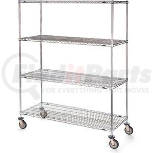 5409500 by METRO - Metro Stainless Steel Wire Shelf Trucks - 48" Wx24" D Shelf