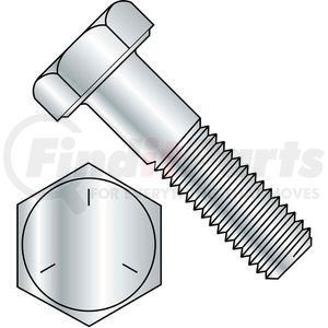 847084 by BRIGHTON-BEST - Hex Cap Screw - 5/16-18 x 1-3/4" - Carbon Steel - Zinc CR+3 - Gr 5 - PT - UNC - 100 Pk - BBI 847084