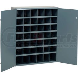 252044 by DURHAM - Durham Steel Storage Parts Bin Cabinet 360-95 With Doors - 42 Compartments