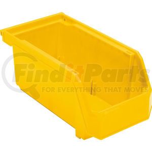 HSN230YELLO by AKRO MILS - Akro-Mils&#174; Plastic Hang Stack & Nest Bin, 5-1/2"W x 10-7/8"D x 5"H, Yellow