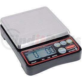 1812589 by RUBBERMAID - Rubbermaid 1812589 Pelouze Compact Digital Portioning Scale 10lb x 0.1 oz 5-1/8" Diameter Platform