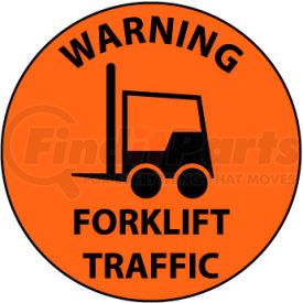 WFS35 by NATIONAL MARKER COMPANY - Walk On Floor Sign - Warning Forklift Traffic