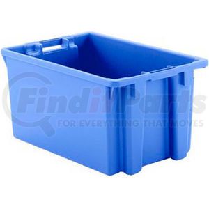 FB231512.BL1 by SCHAEFFER MATERIAL - Schaefer Stack & Nest Tote FB603 - 23"L x 15"W x 12"H - Open Handles - Blue