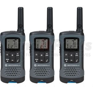 T200TP by MOTOROLA - Motorola Talkabout&#174; T200TP Rechargeable Two-Way Radios,Gray - 3 Pack