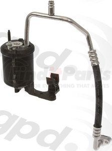 1411864 by GLOBAL PARTS DISTRIBUTORS - A/C Accumulator with Hose Assembly Global 1411864