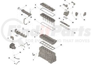 5579344 by CUMMINS - Upper Engine Gasket Kit