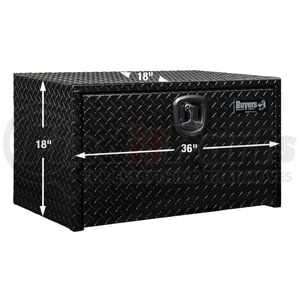 1725105 by BUYERS PRODUCTS - 18x18x36 Inch Black Diamond Tread Aluminum Underbody Truck Box