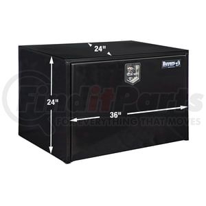 1704305 by BUYERS PRODUCTS - 24x24x36 Inch Black Steel Underbody Truck Box