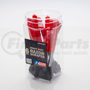 MS60010PK by E-Z RED - 6" Razor Scraper Display Jar