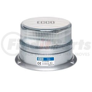 7160CA by ECCO - SAE Class I LED (7160 Series) Beacon Clear Lens / Amber Illumination