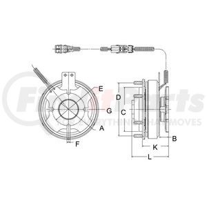 996146 by HORTON - CLUTCH EC600 12V 127 PLT