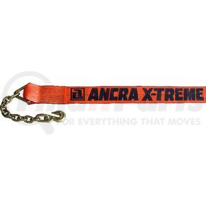 10634-91 by ANCRA - 4" x 33" Fixed end strap w/ buckle & Chain Anchor