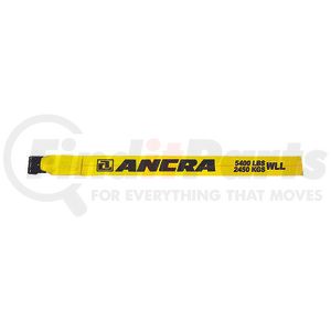 43795-10-35 by ANCRA - 4"x35' Strap w/41766-18 Flat Hook