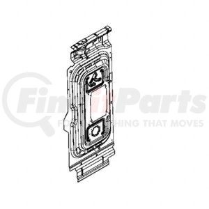 18-69712-000 by FREIGHTLINER - PANEL-REINF,SW INR,36,VENT,LH