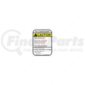 24-00665-003 by FREIGHTLINER - LABEL-ENGLISH 2LB.14OZ