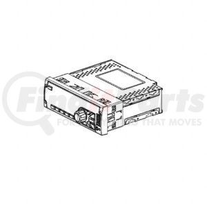 A2274385000 by FREIGHTLINER - RADIO-DEA505 AM/FM/WB/BT/USB