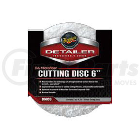 DMC6 by MEGUIAR'S - 6" DA Microfiber Cutting Disc, 2 Pack