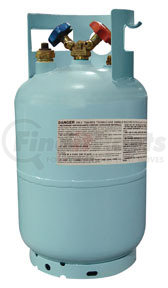 67010 by MASTERCOOL - Blue 1/2” ACME 30 lb. D.O.T-Approved Recovery Cylinder with Float Switch