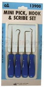 13900 by SGS TOOL COMPANY - Mini Pick, Hook and Scribe Set