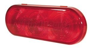 54162-3 by GROTE - SuperNova® NexGen™ Oval LED Stop / Tail / Turn Light - Male Pin, Red, Multi Pack