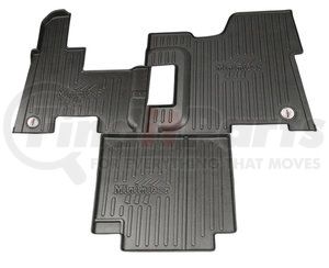 FKPB2B-MIN by MINIMIZER - Floor Mats - Black, 3 Piece, Manual Transmission, Front, Center Row, For Peterbilt