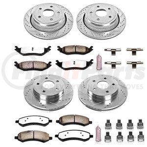 K216436 by POWERSTOP BRAKES - 1-CLICK BRAKE KIT