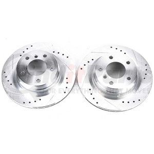 EBR1020XPR by POWERSTOP BRAKES - DRILLEDSLOTTED ROTOR PAIR