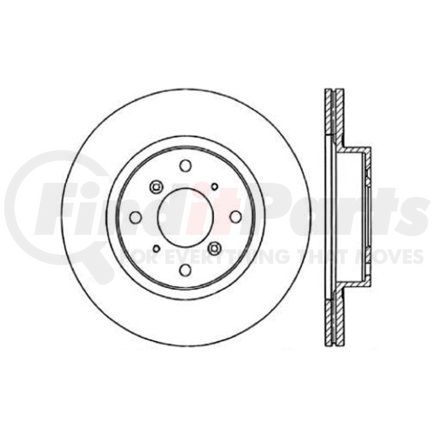 120.40020 by CENTRIC - Premium Brake Rotor
