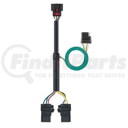 56429 by CURT MANUFACTURING, LLC. - CUSTOM WIRING CONNECTOR (4-WAY FLAT