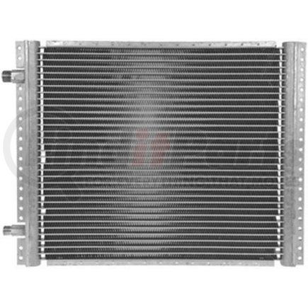 24-50021 by OMEGA ENVIRONMENTAL TECHNOLOGIES - A/C Condenser - Parallel Flow, 14" x 16.7" x 0.78", #8 MIO and #6 MIO Fittings