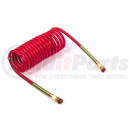 81-0008-R by GROTE - Coiled Air Hose Red Working Length 8"