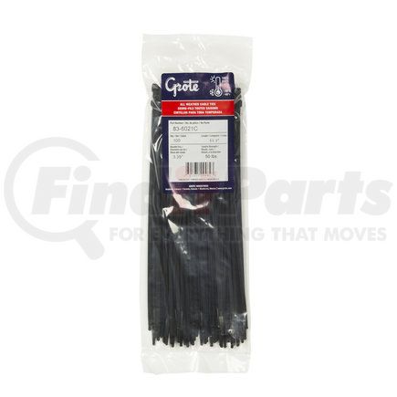 83-6021C by GROTE - Nylon Cable Ties - All Weather, 11.1" Long