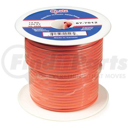 89-8012 by GROTE - (GPT) General Purpose Thermo Plastic Wire - Length 25' Orange