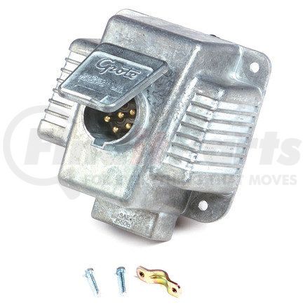 87590 by GROTE - Ultra-Pin Receptacle Four-Hole Mount Nose Box - Solid Pin