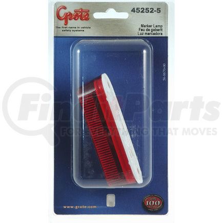 45252-5 by GROTE - Thin-Line Single-Bulb Clearance / Marker Light - Red