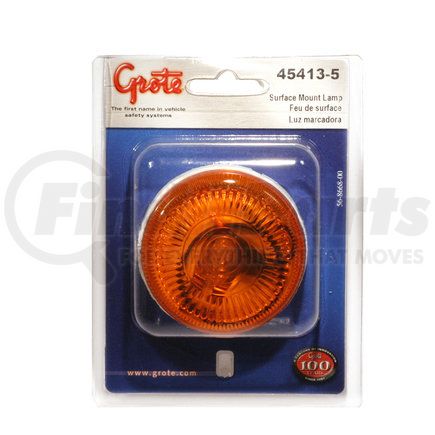 45413-5 by GROTE - 2 1/2" Surface-Mount Single-Bulb Clearance / Marker Light - Yellow
